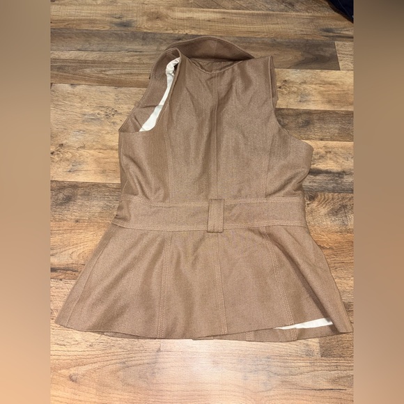 Cache Camel Utility Vest XS Gold Button Safari Style Jacket - Picture 8 of 8